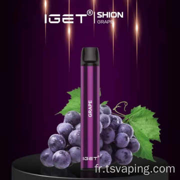 Fruits en gros des saveurs Iget Shion Vape Pod